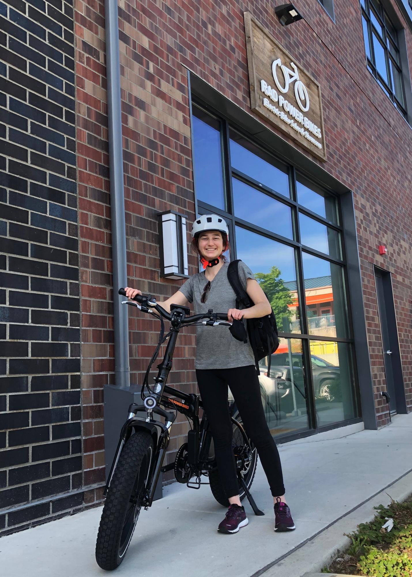 2020 Rad Power Bikes RadMini Black and Orange