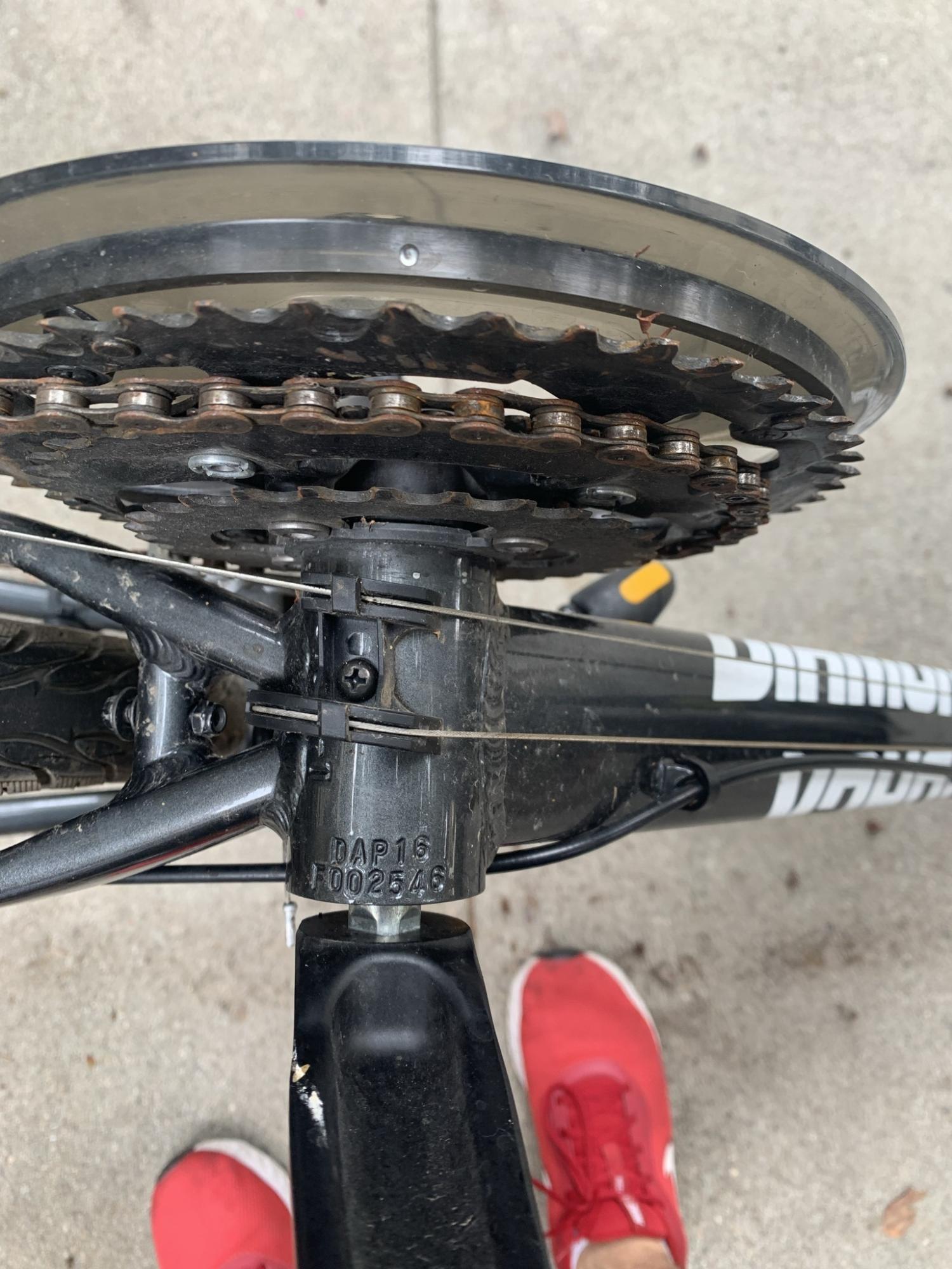 2016 Diamondback Trace Comp Silver, gray or bare metal