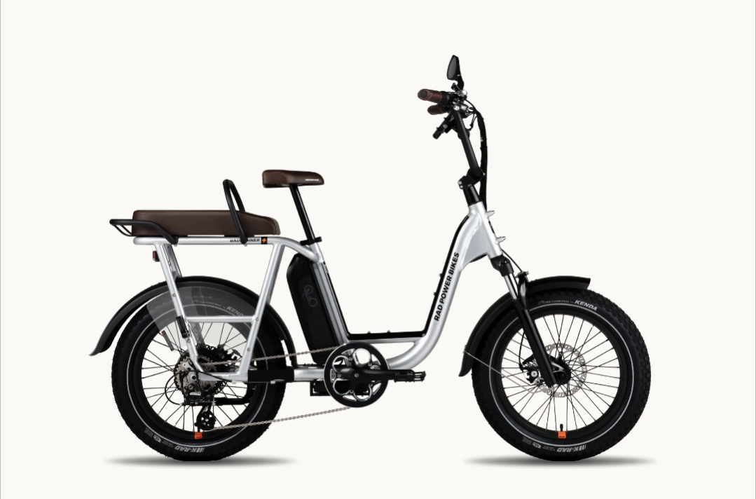 2023 Rad Power Bikes Rad Runner Plus Silver, gray or bare metal
