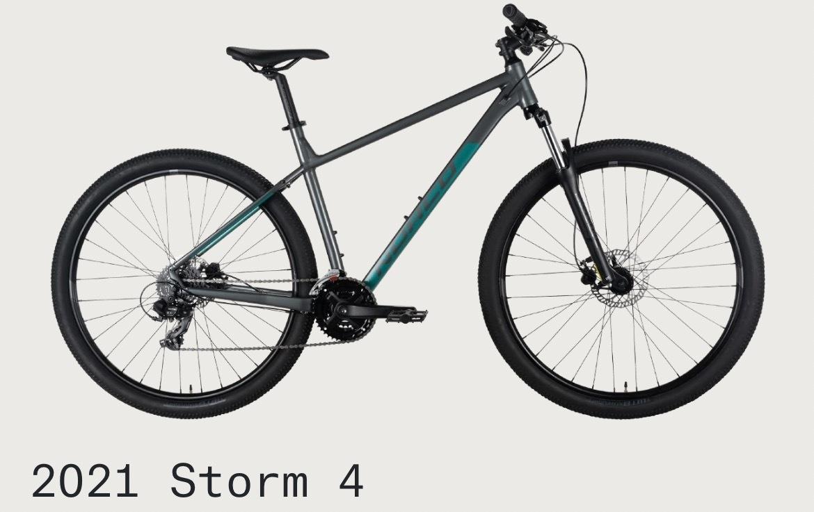 2021 Norco Bikes Storm 4 Silver, gray or bare metal