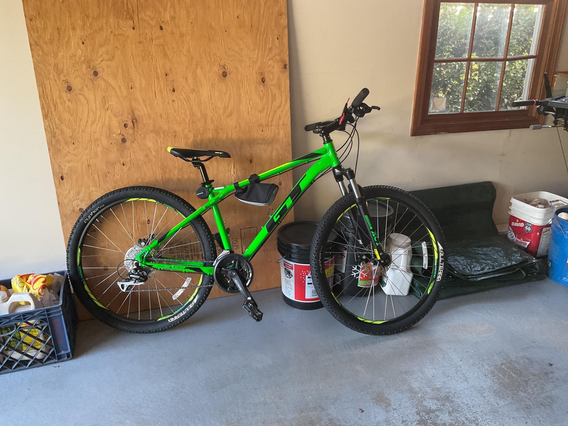 GT Bicycles Green, Black, and Yellow or Gold