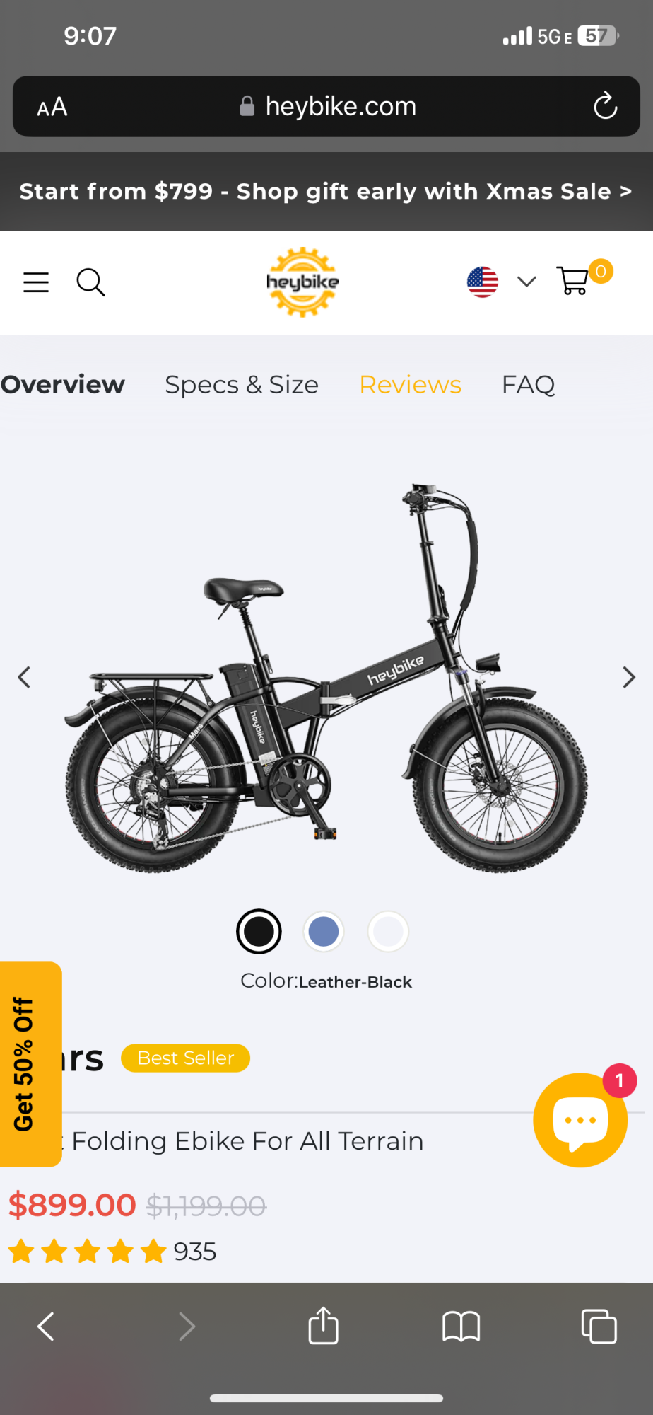 Heybike Mars Black