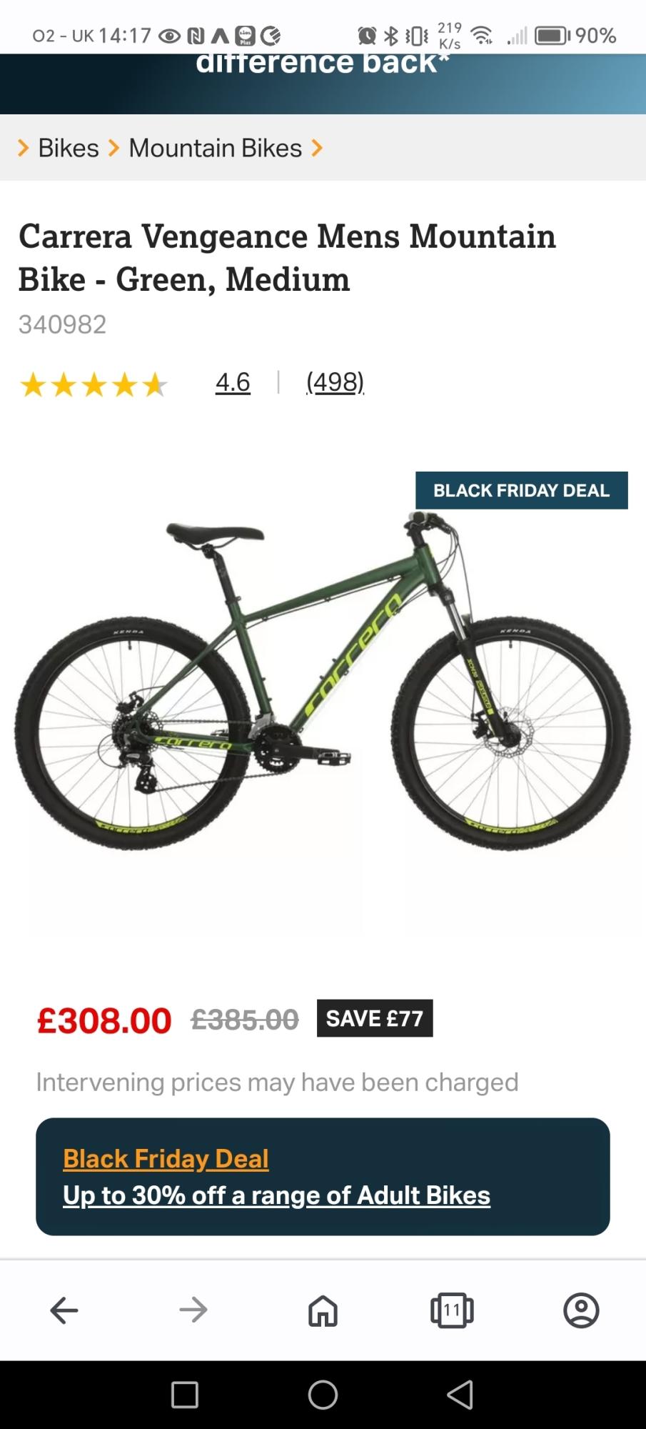 2023 Carrera bicycles Vengeance Green