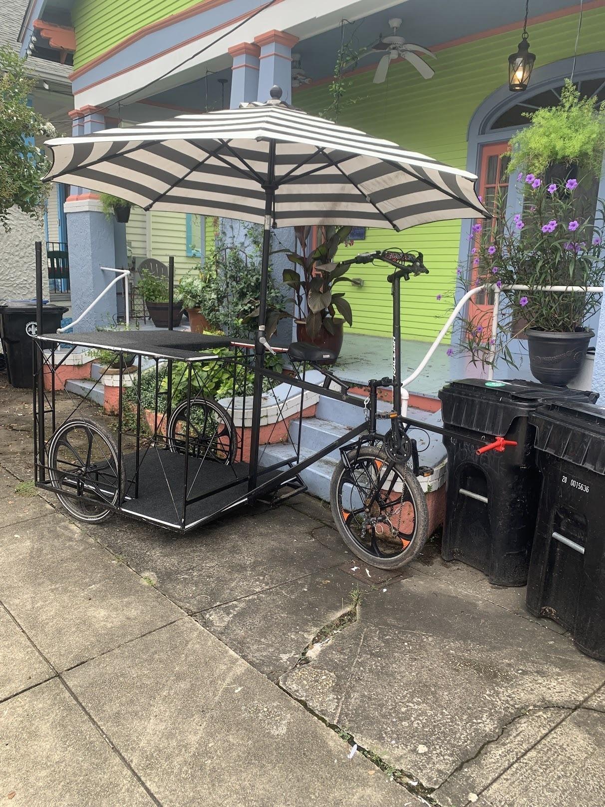 2022 Ballerquest Peter Stanley Ell Ellsee custom trail behind (half bike) Black