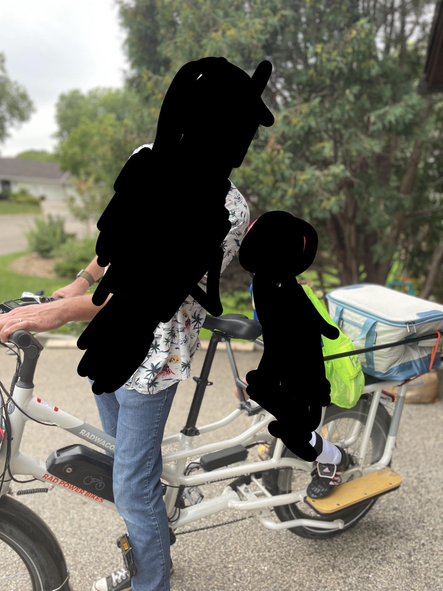 2021 Rad Power Bikes Radwagon 4 cargo bike rear White