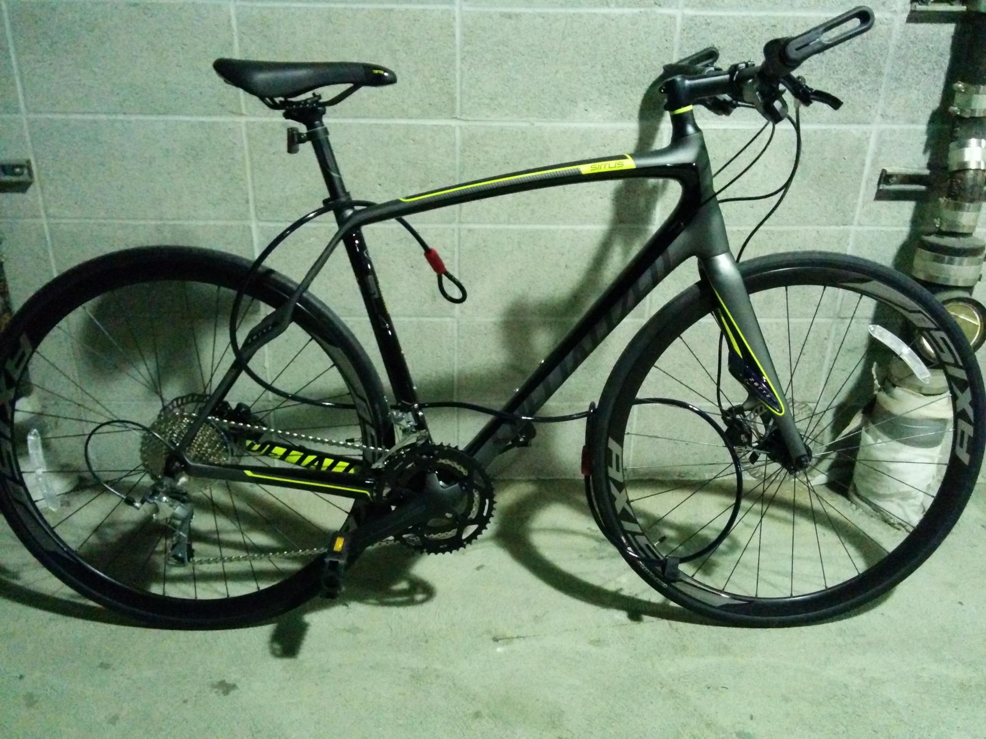 2014 Specialized Sirrus Comp Carbon  Silver or Gray