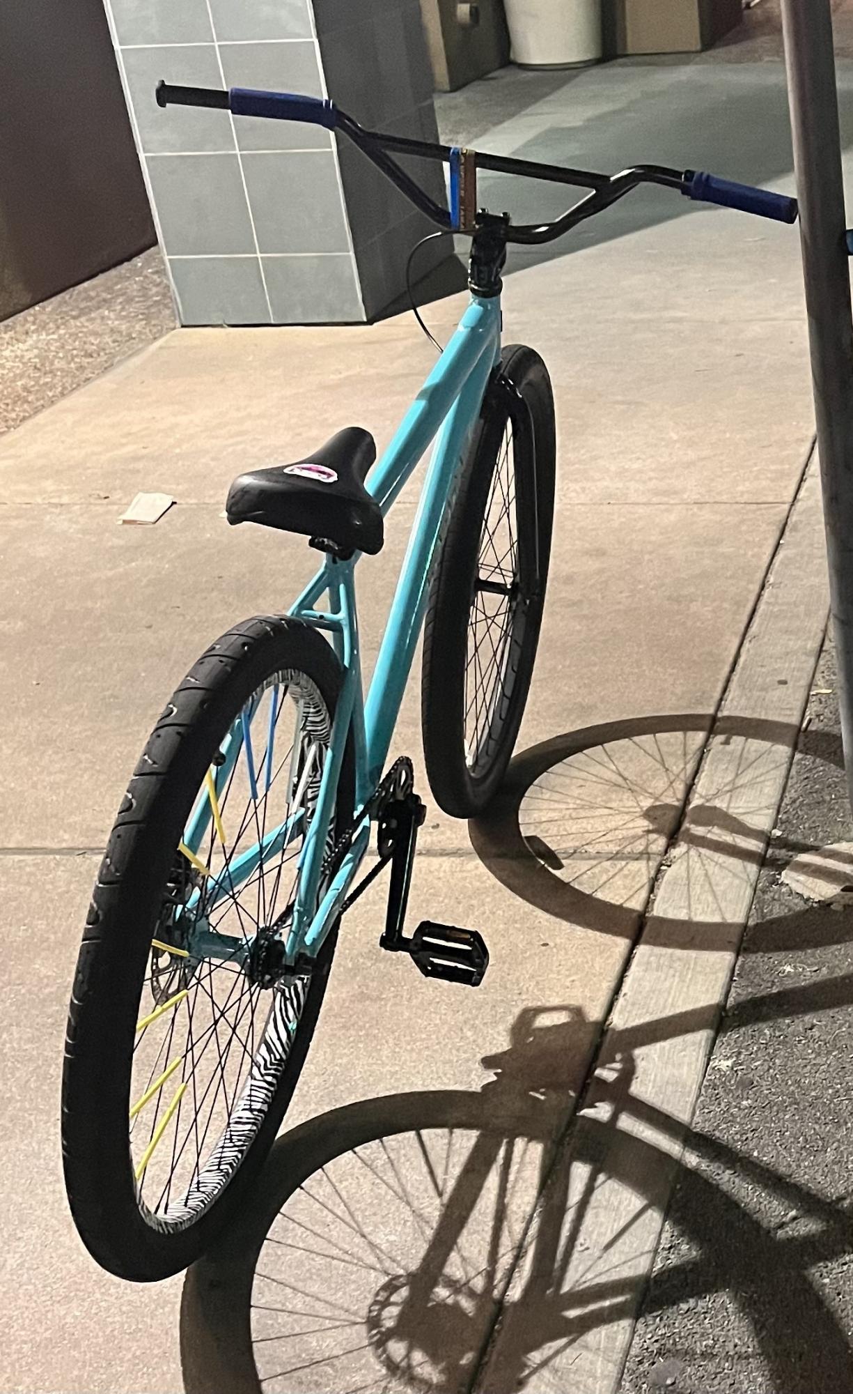2023 Throne Cycles The Goon Tiffany Zebra Teal