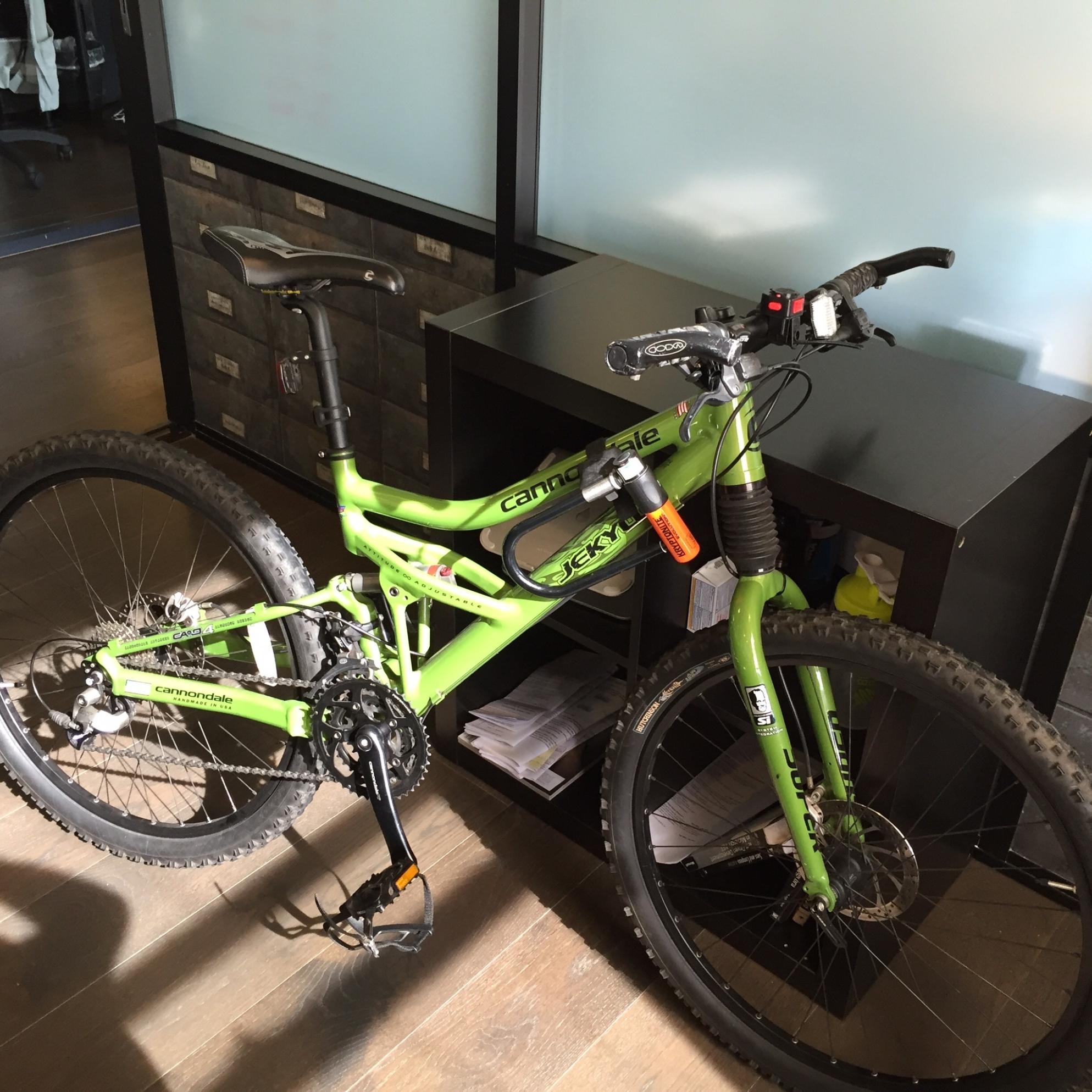 2001 Cannondale Jekyll 700 Green