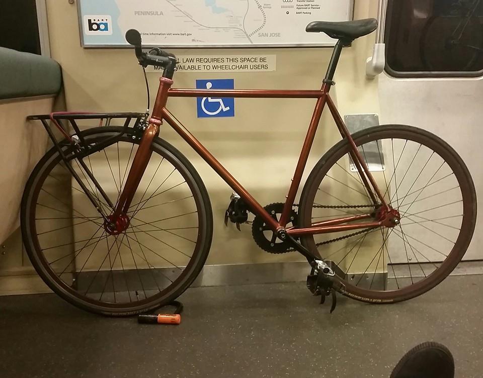 2009 Mission Bicycles  Orange and Brown