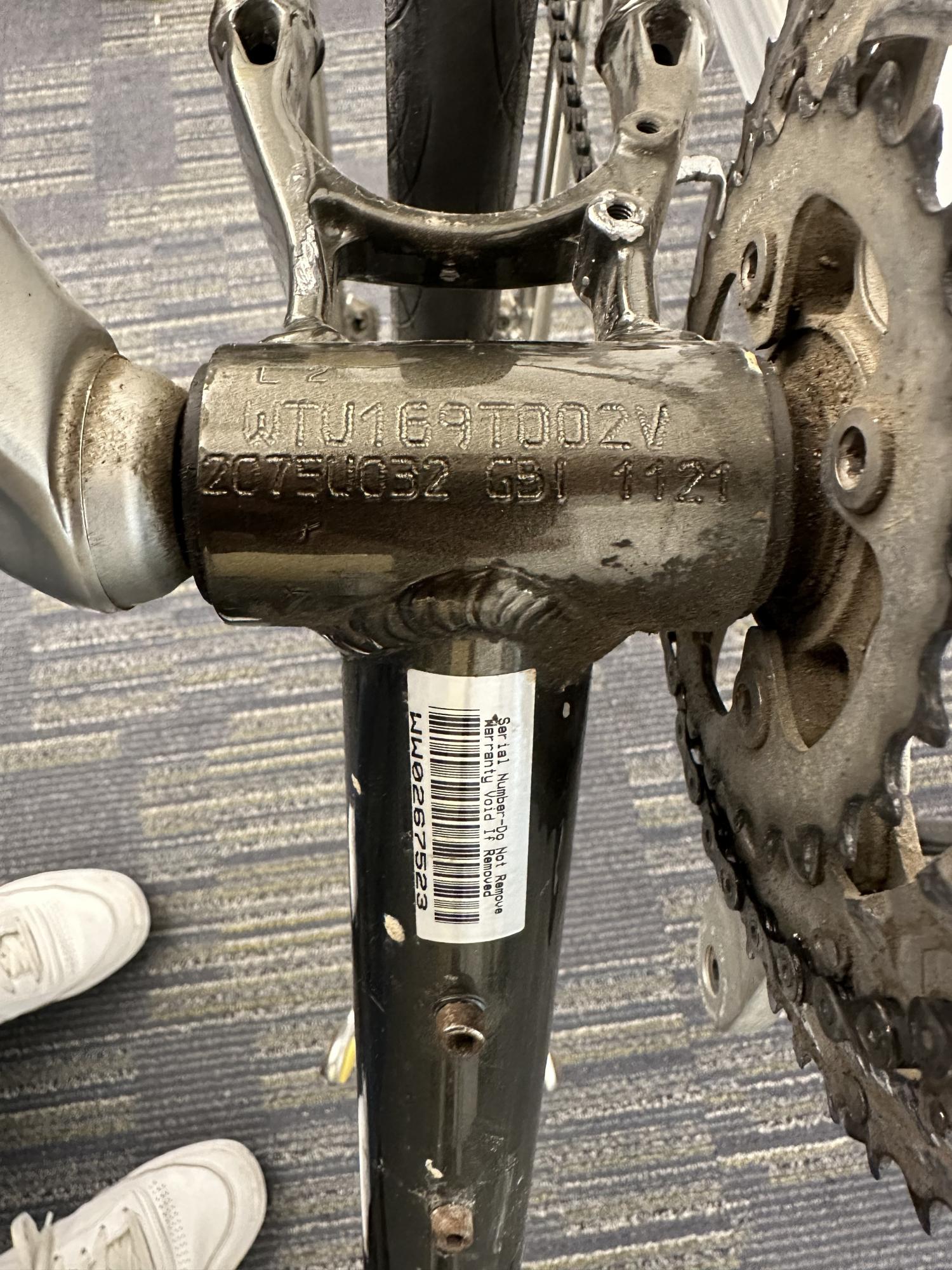 2003 Gary Fisher Fast City Silver, gray or bare metal