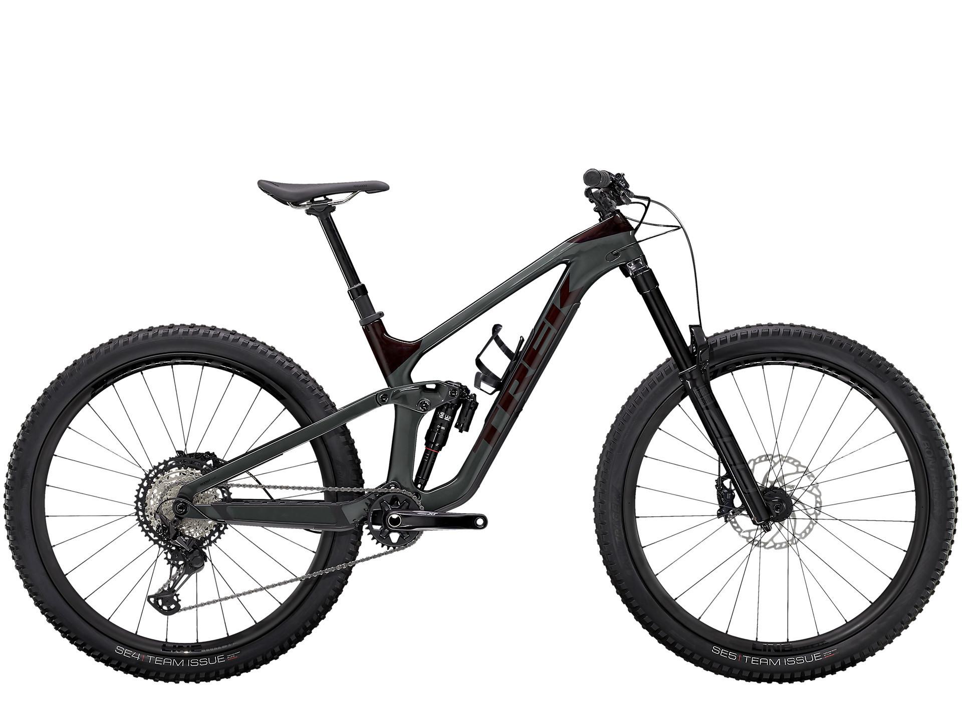 2021 Trek Slash 9.8 Silver, gray or bare metal and Red