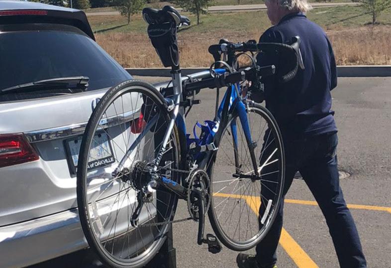 2012 Giant Blue and Silver, gray or bare metal