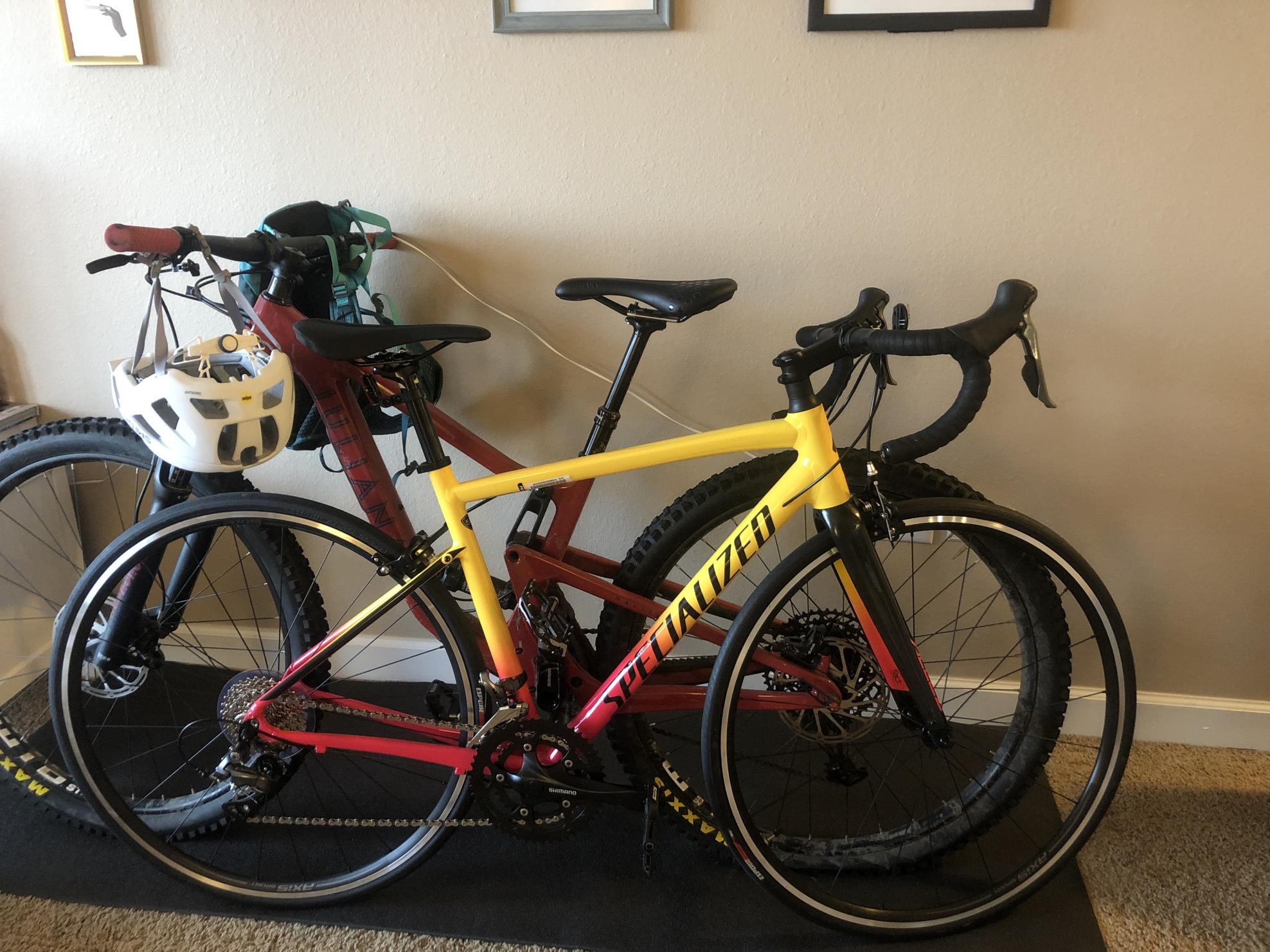2020 Specialized Allez Yellow or Gold and Pink