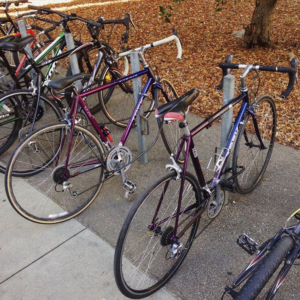 1995 Trek 1220 Blue and Purple