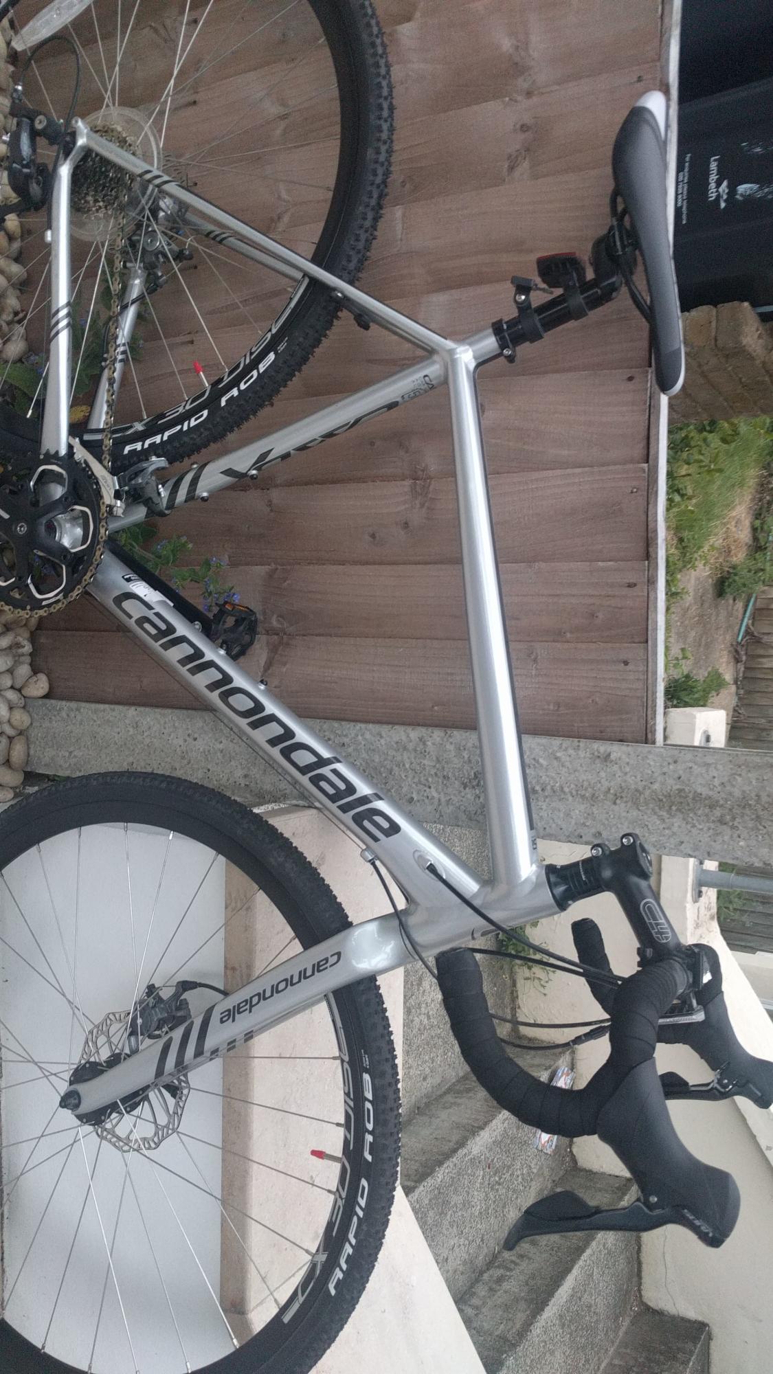 2017 Cannondale CAADX Silver or Gray