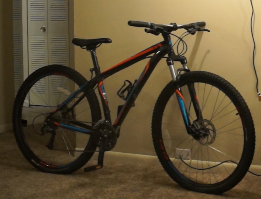 2013 Specialized Hardrock Sport Disc 29 Black, Orange, and Blue