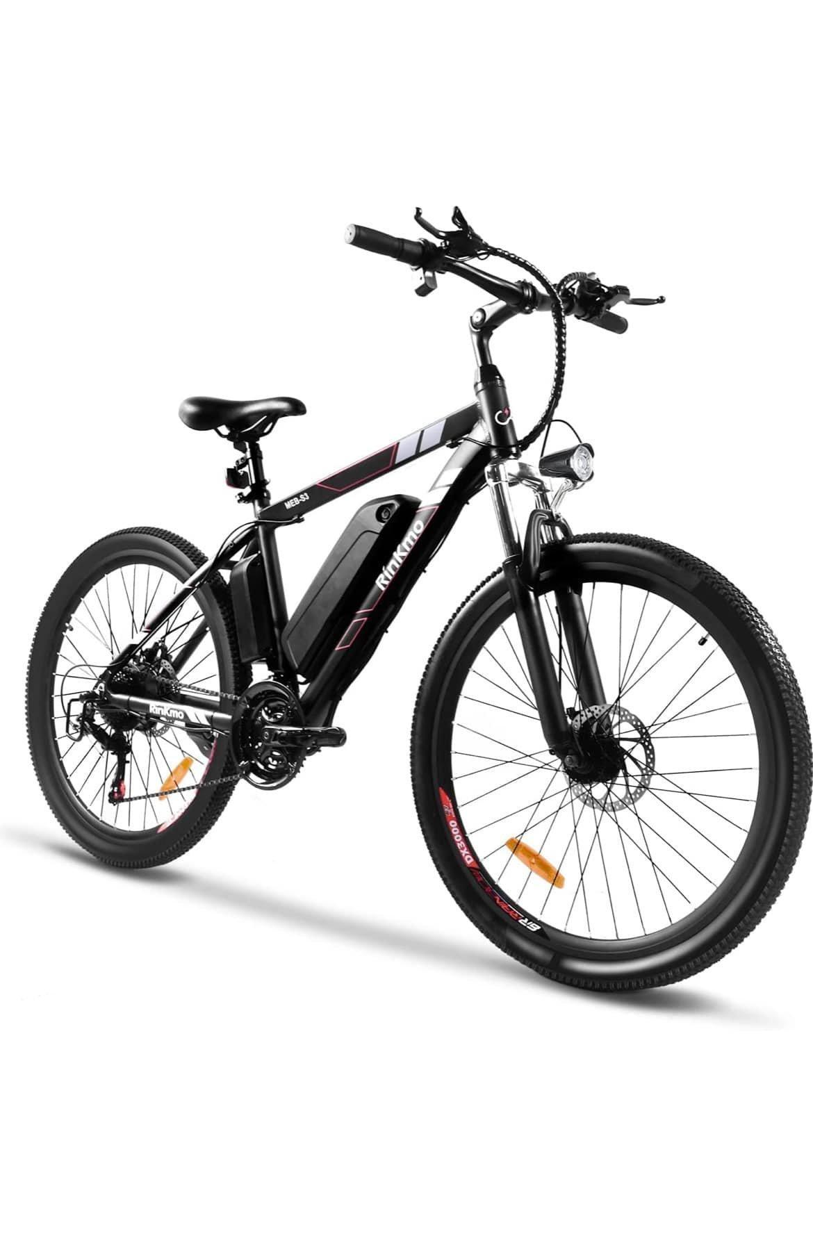 2021 Rinkmo 26'' wheel with 250W motor mountain bike Black