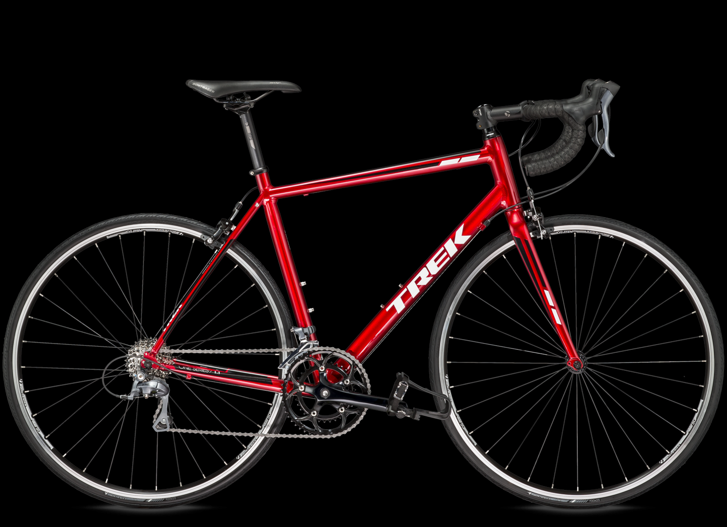 2016 Trek 100 Series Alpha Aluminum, fender & rack compatible Red