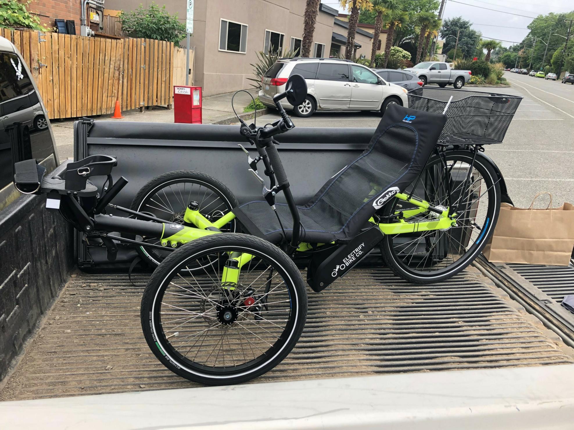 2021 HP Velotechnik HP 26 tricycle Yellow or Gold