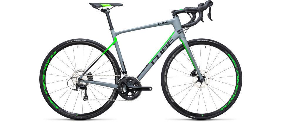 2017 Cube Attain Silver, gray or bare metal and Green