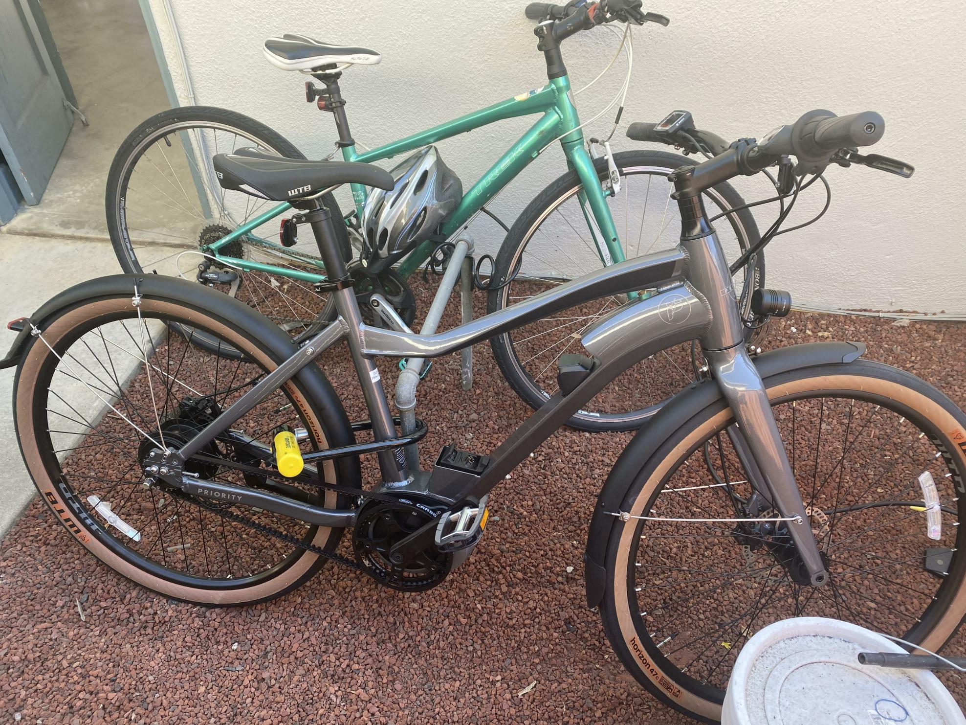 2020 Priority Bicycles Embark Silver, gray or bare metal