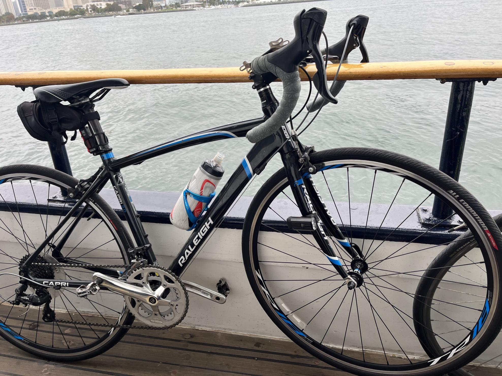 Raleigh Capri 2.0 Black, Blue, and White