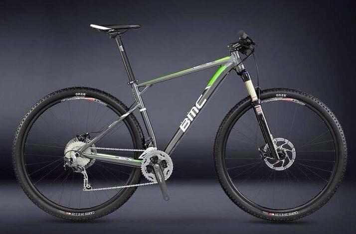 2013 BMC Alloy Triple Butted Silver or Gray and Green