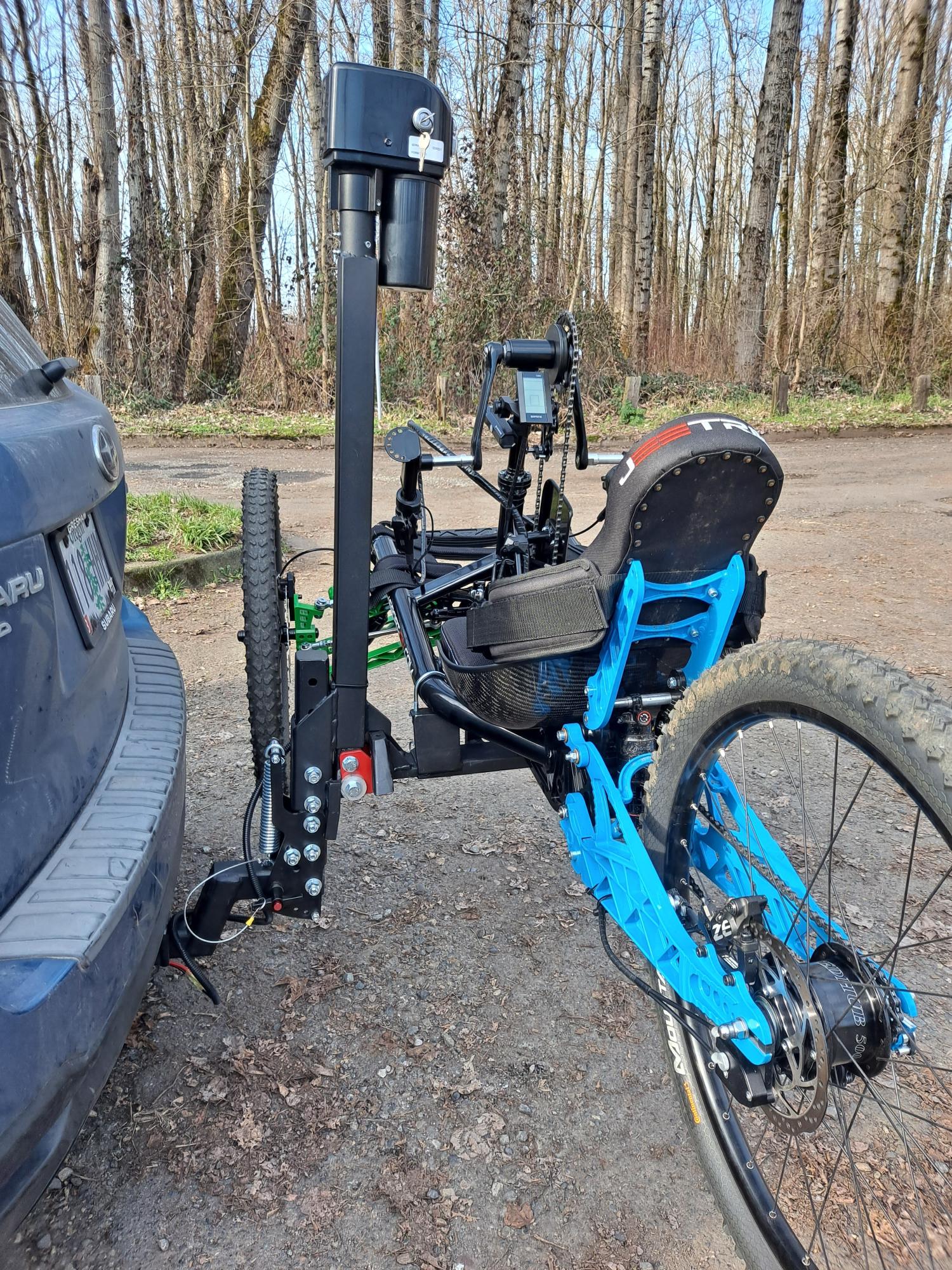 2021 Sport-On Jeetrike recumbent Black, Green, and Green