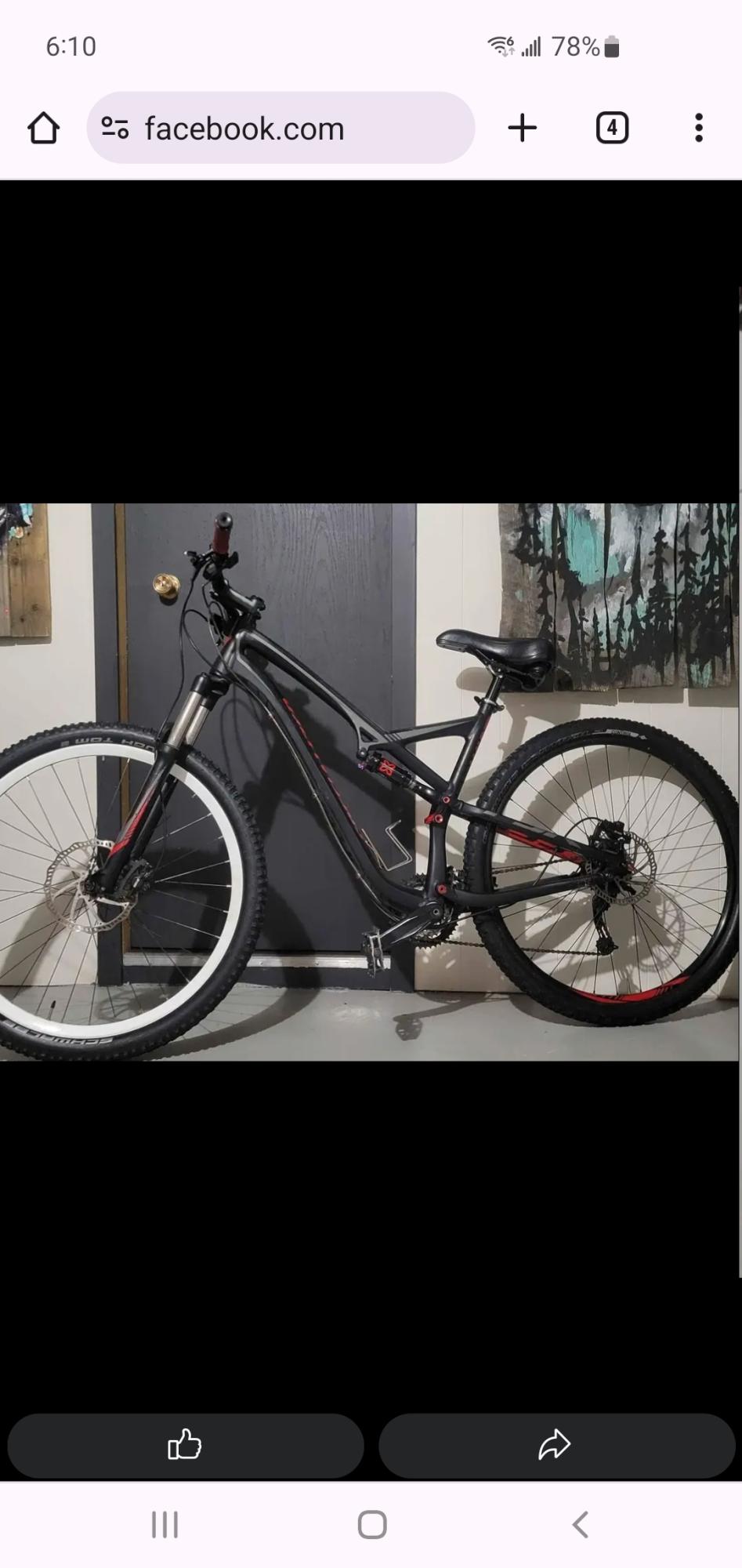 Specialized Black and Red