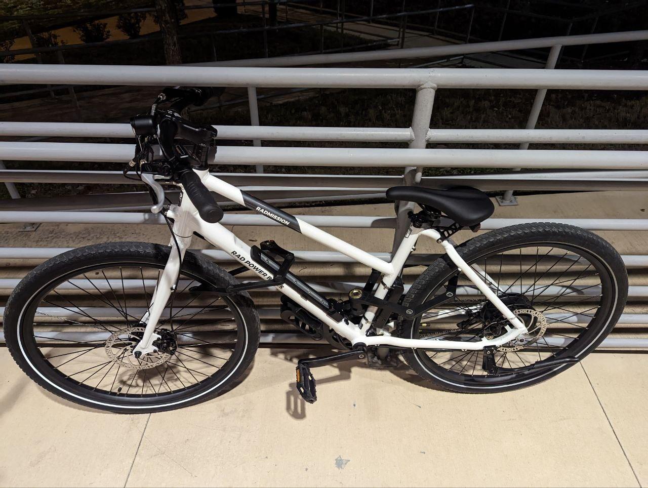 2020 Rad Power Bikes RadMission Electric Hybrid Bike White