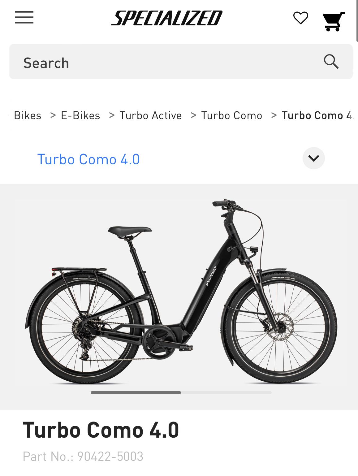 2021 Specialized Turbo Como 4.0 Black