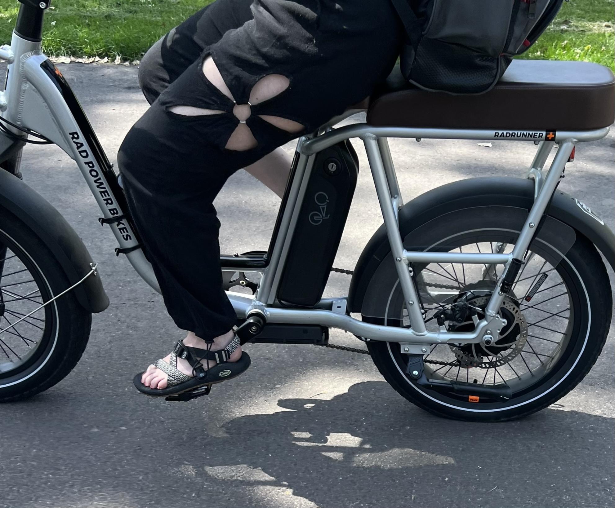 2023 Rad Power Bikes Rad Runner Plus Silver, gray or bare metal and Black
