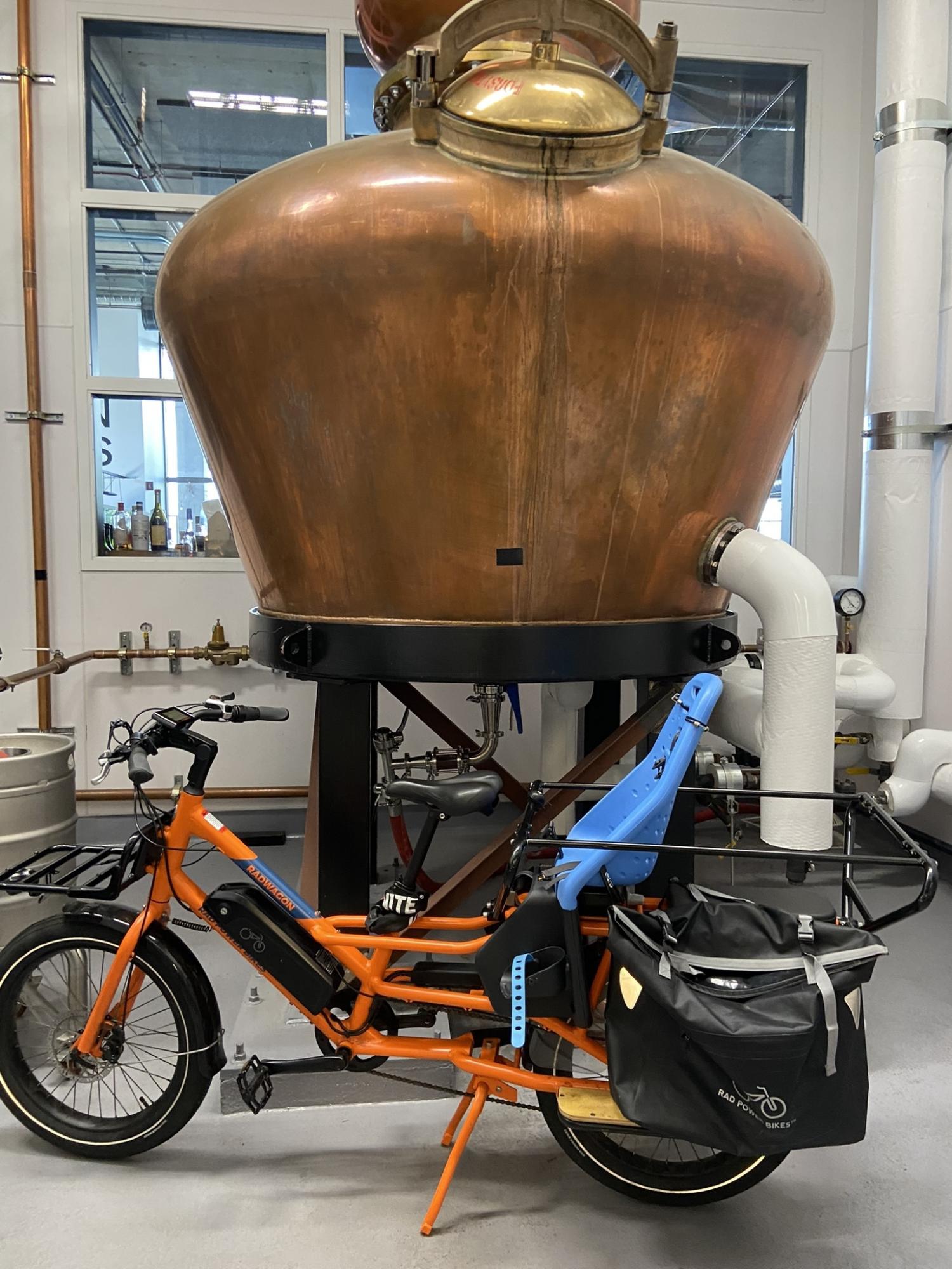 2021 Rad Power Bikes Rad wagon 4 cargo bike (rear storage) Orange