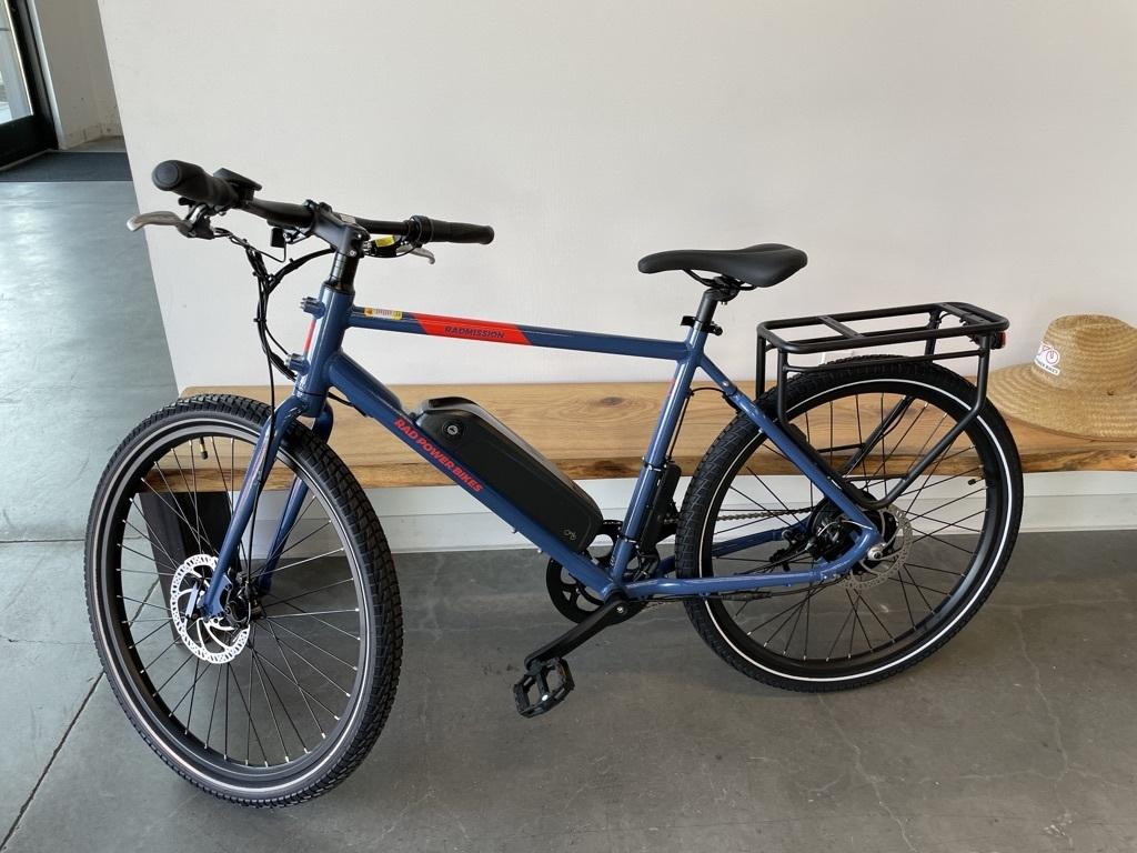 2021 Rad Power Bikes Rad Mission cargo bike (rear storage) Blue