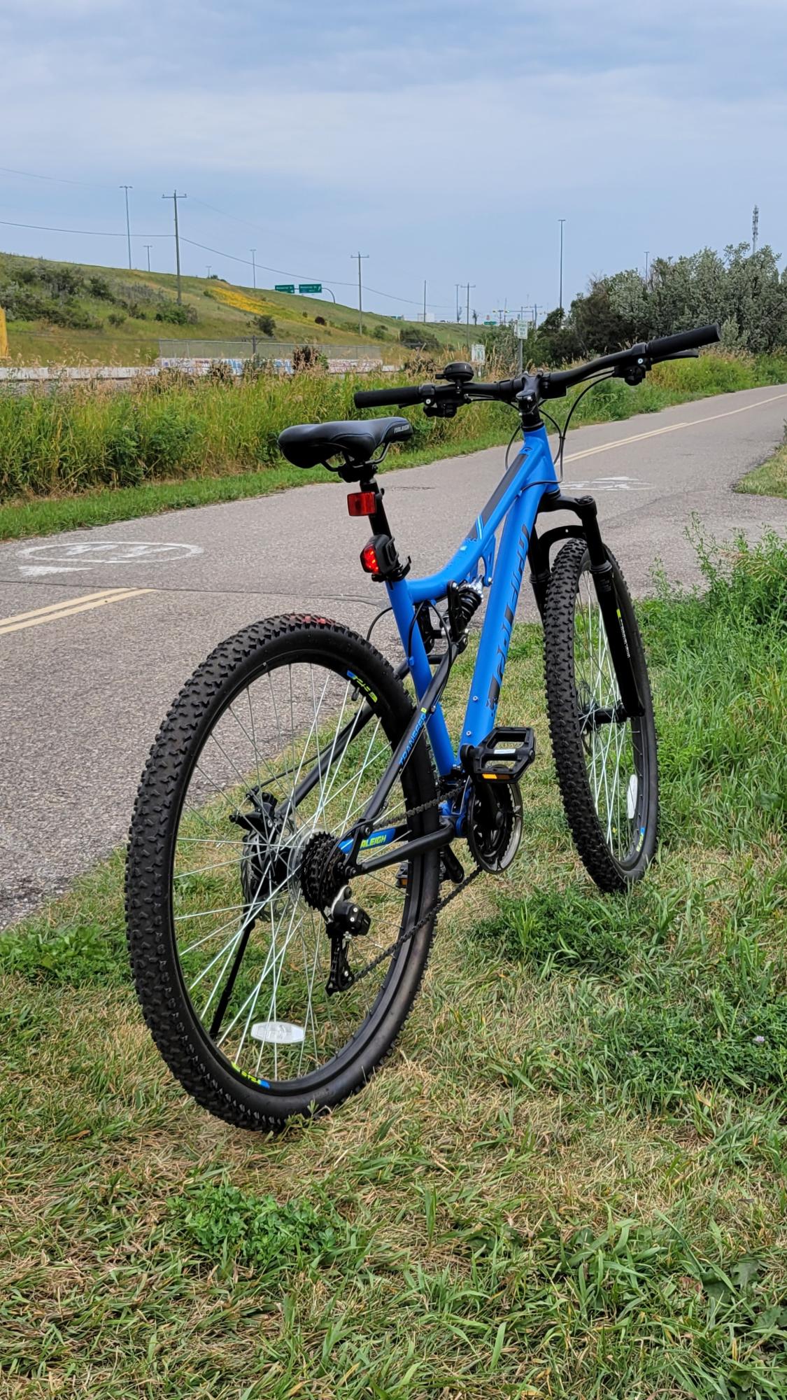 2021 Raleigh 6061Aluminium Dual Suspension Frame Blue