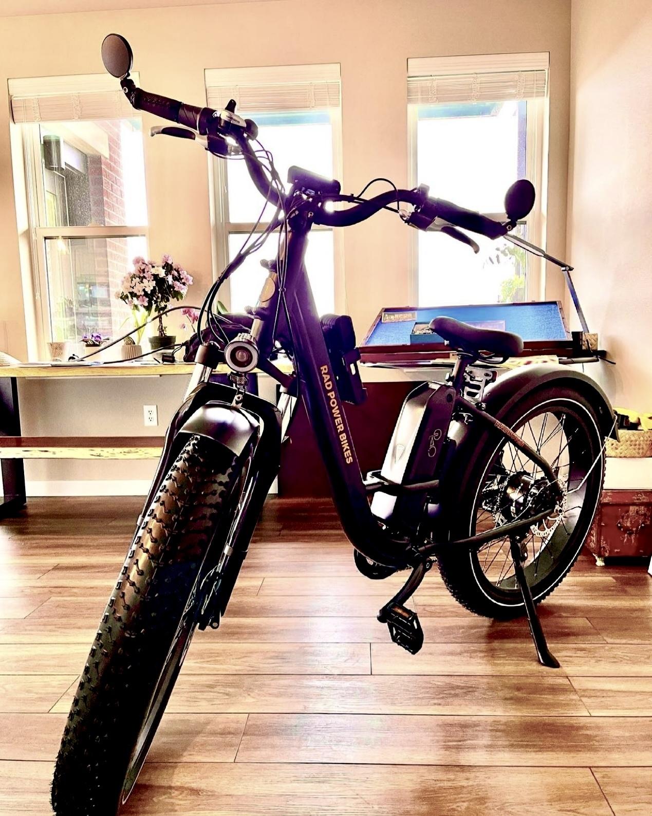 2021 Rad Power Bikes Rad Rover Step Thru Electric Fat Black