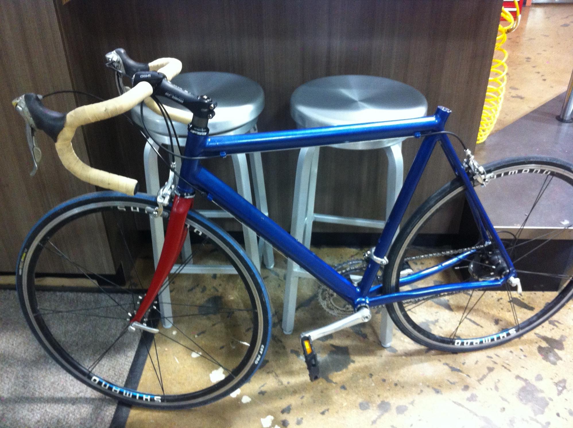 2015 Maybe Schwinn, Unsure Unknown Blue and Red