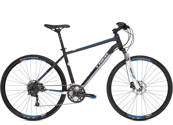 2013 Trek 8.5 DS Black, White, and Blue