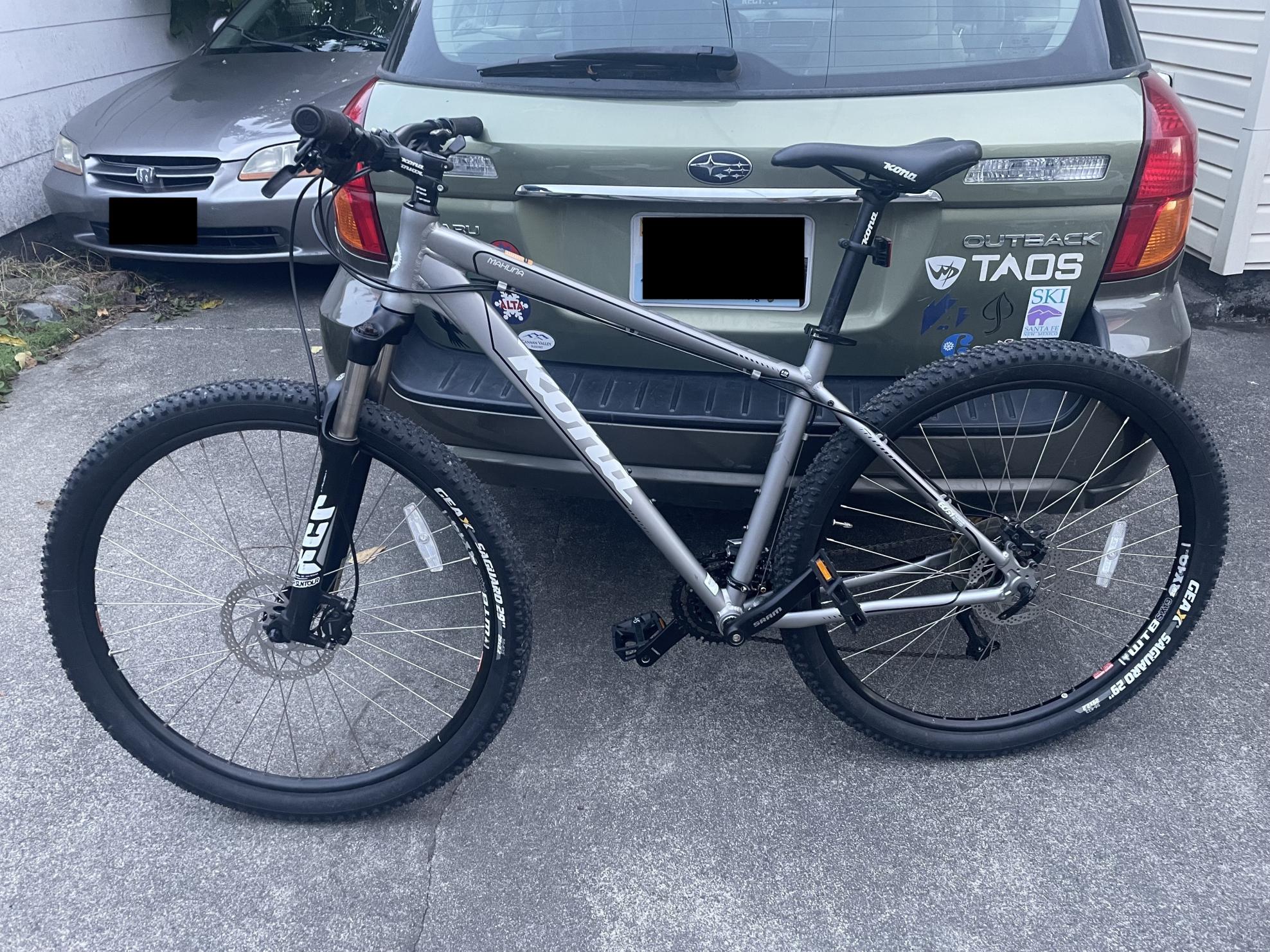 2014 Kona MAHUNA Silver, gray or bare metal