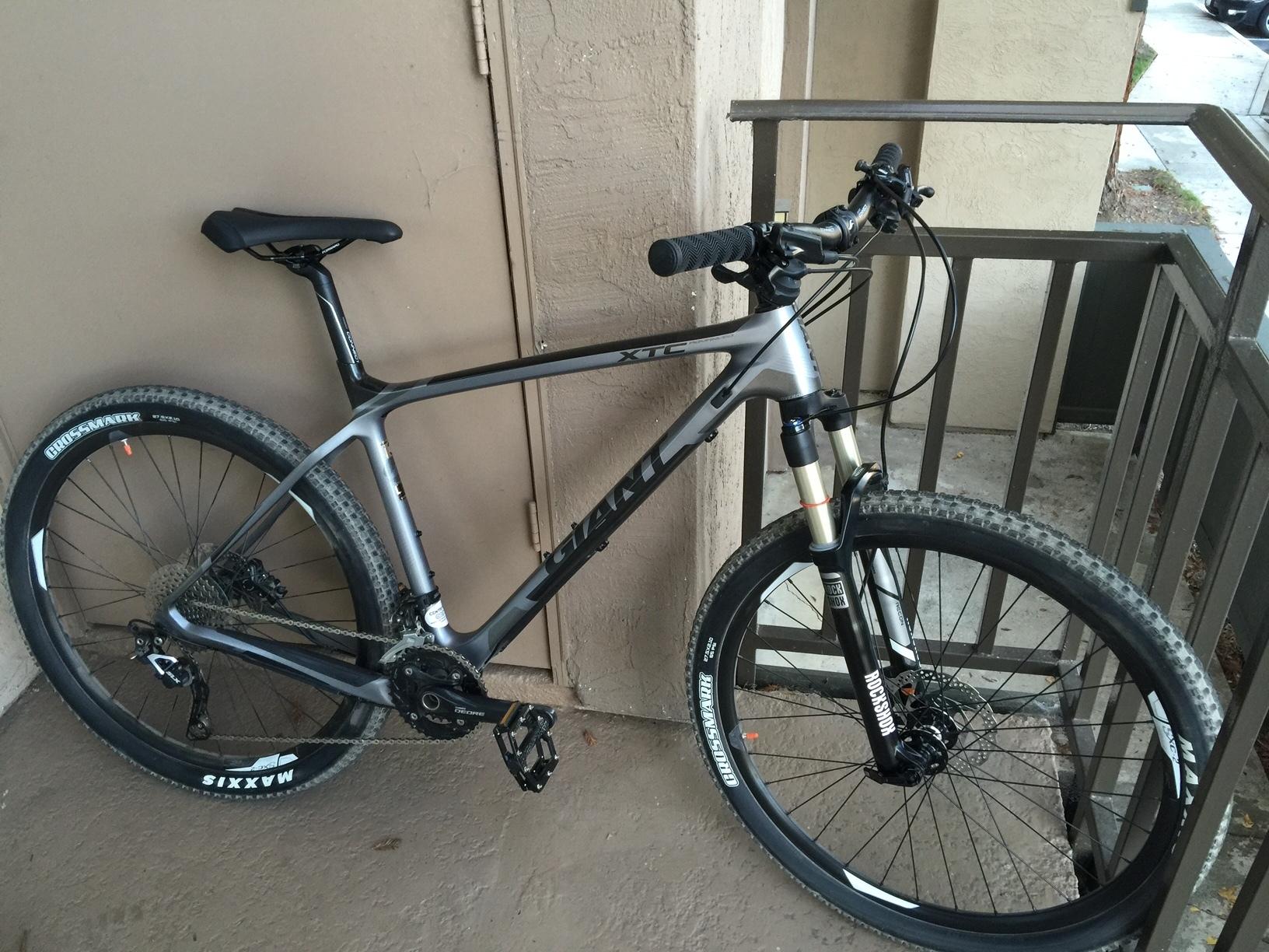 2014 Giant XtC Advanced 27.5 0 Team Silver or Gray