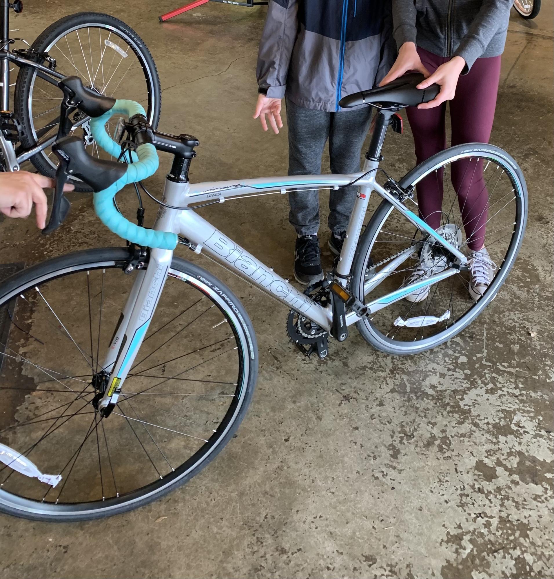 2017 Bianchi Nirone Dama Sora 50cm Silver, gray or bare metal