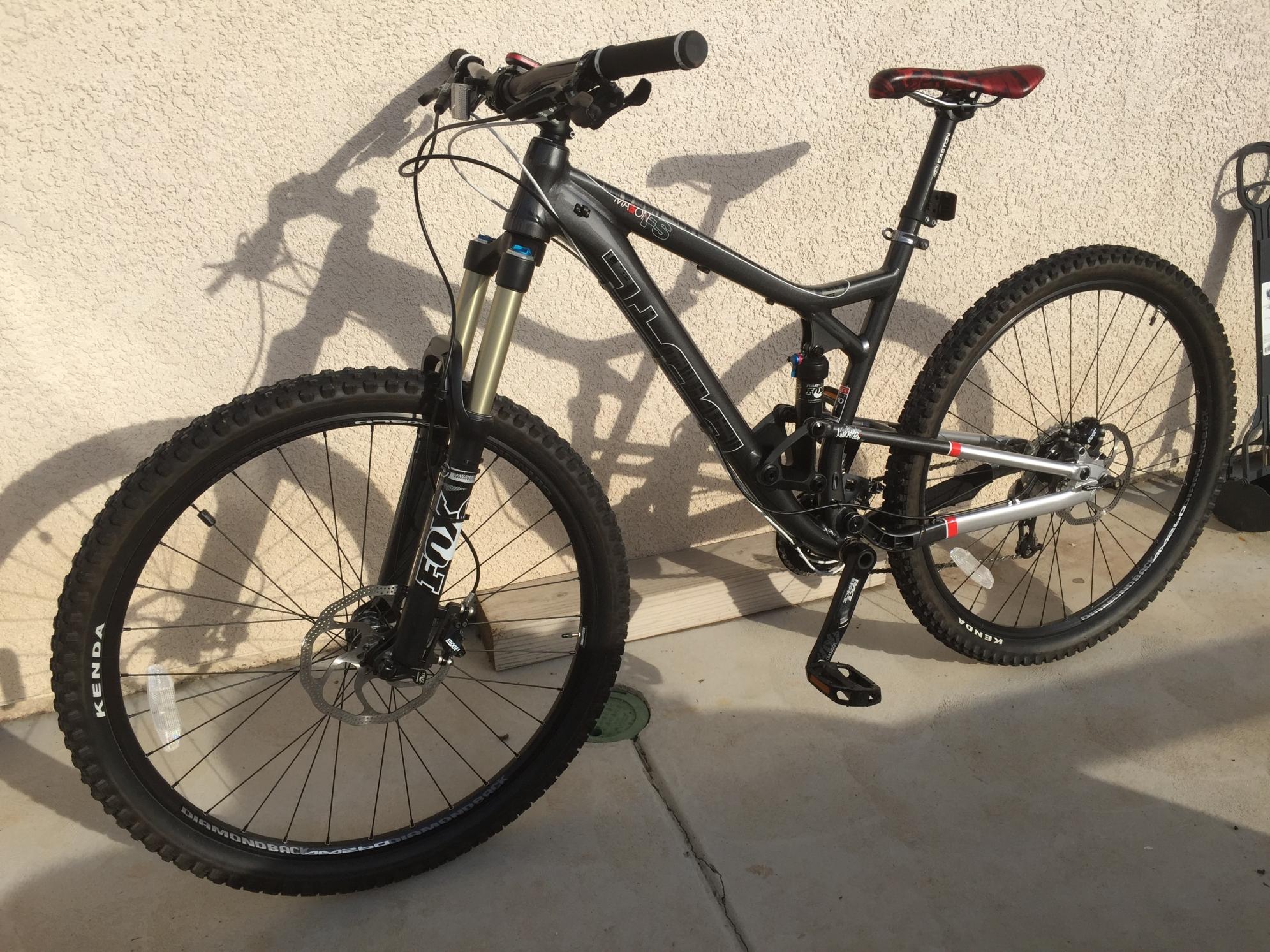 2014 Diamondback Mason FS Silver or Gray
