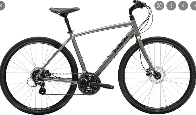 2019 Trek Verve 2 - Disc Silver, gray or bare metal