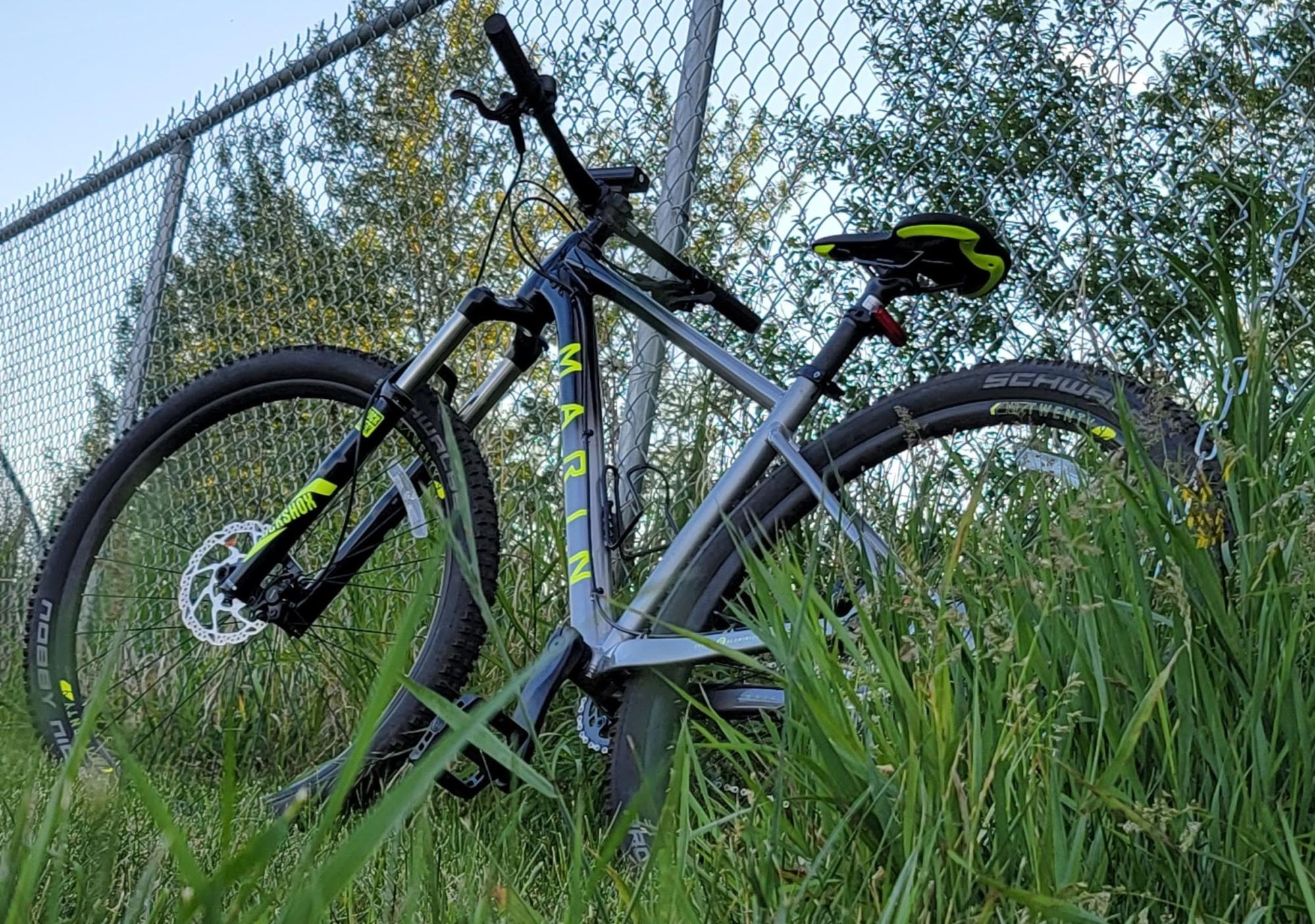 2019 Marin Bikes Nail Trail 6 Black, Silver, gray or bare metal, and Green