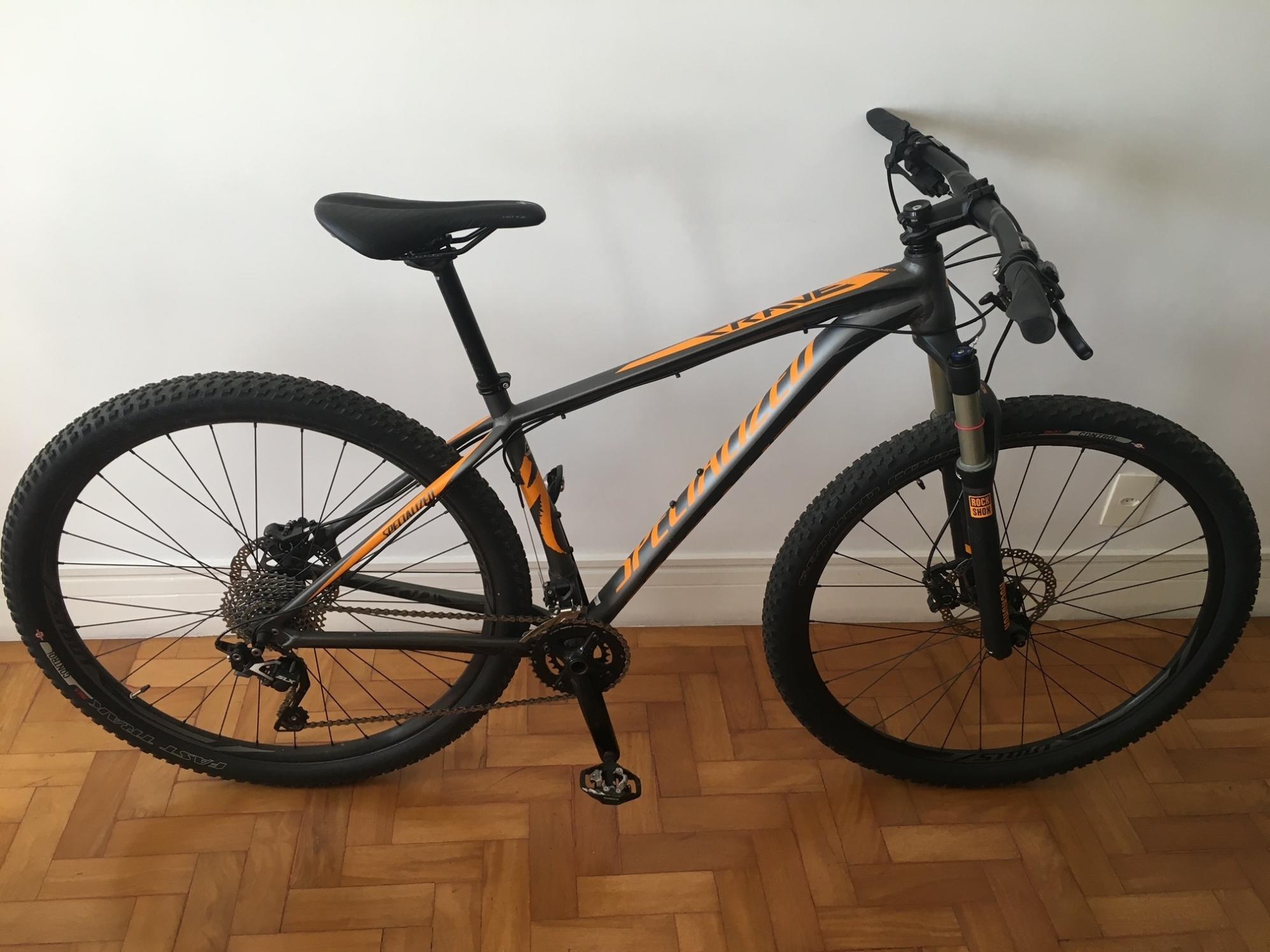 2015 Specialized Crave Silver, gray or bare metal and Orange
