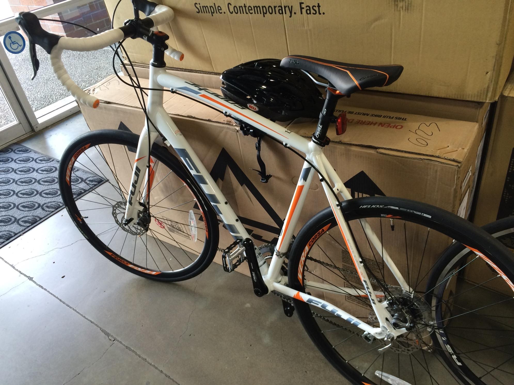 2014 Fuji Sportif 1.3 White and Orange