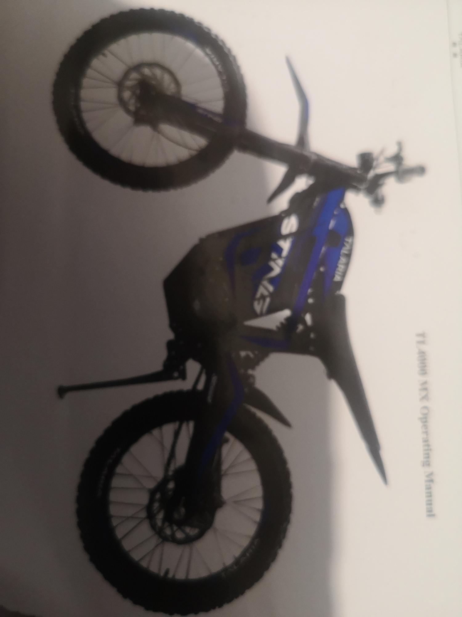 2024 Talaria 2023 Blue and Blue