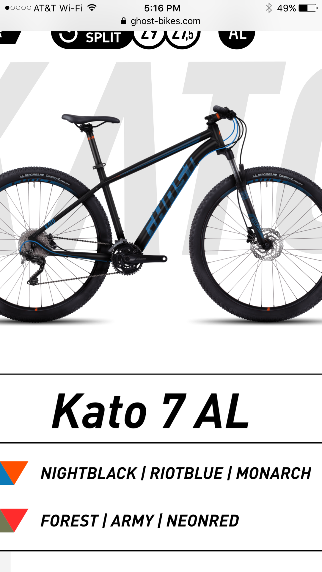 2017 Ghost Kato Black