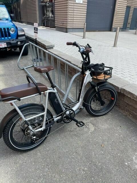 2022 Rad Power Bikes RadRunner Plus Silver, gray or bare metal