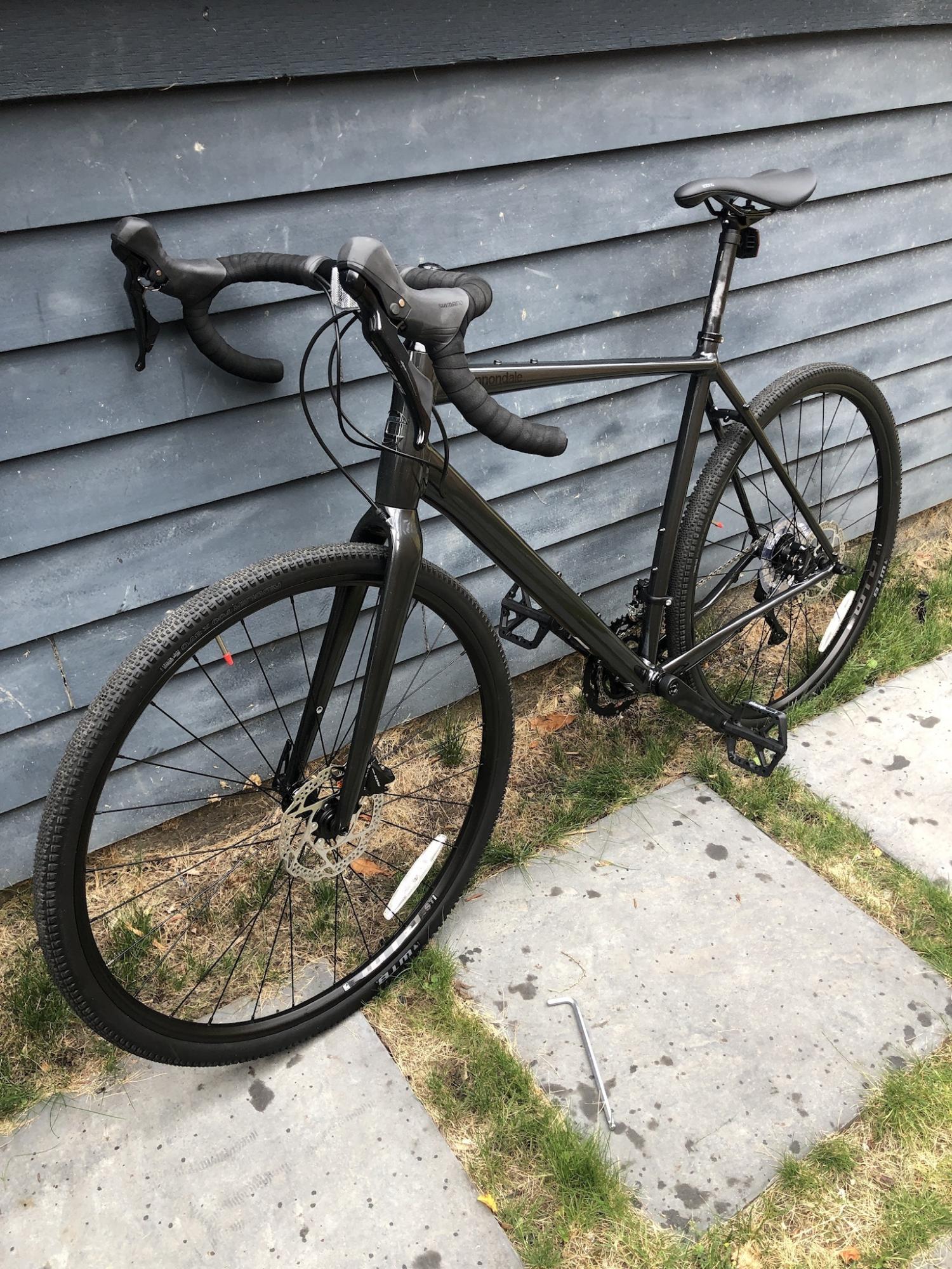 2020 Cannondale Topstone 105 AL Silver, gray or bare metal